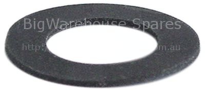Flat gasket rubber D1 ø 45mm D2 ø 26mm thickness 2mm equiv. no.