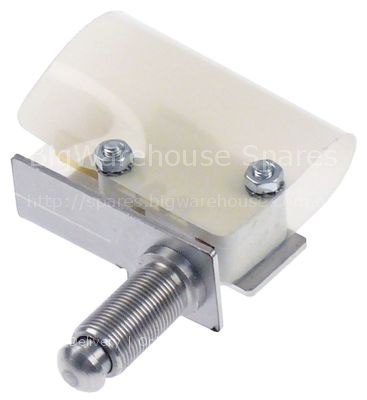 Microswitch with plunger thread M10x0.75 thread L 18mm 230V 10A