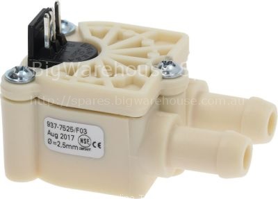 VOLUMETRIC FLOW METER 937-7525/F03 hose-end fitting inlet/outlet