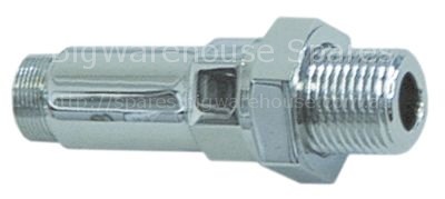 Extension for outlet tap chrome-plated
