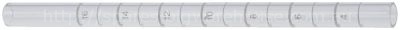 Level glass pipe ED ø 12mm ID ø 9mm H 205mm marking 2-16 for BON