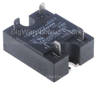Solid state relay CRYDOM 1 phase 25A 240V 3-32VDC L 58mm W 45mm