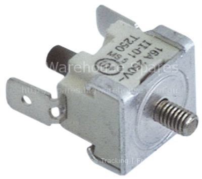 Bi-metal safety thermostat switch-off temp. 115°C 1NC 1-pole 16A