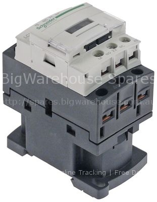 Power contactor resistive load 25A 230VAC (AC3/400V) 9A/4kW main