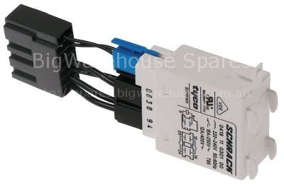 Power relays 230VAC 16A with adapter 2-pole