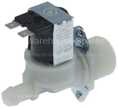 Solenoid valve single straight 230VAC inlet 3/4" outlet 11,5mm E