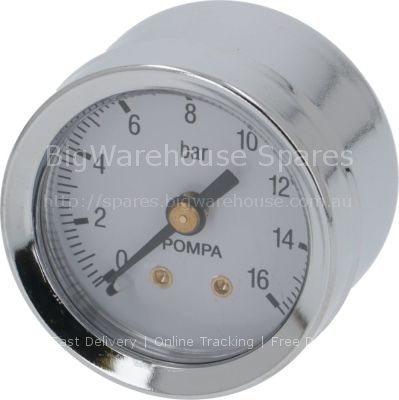Manometer PUMP PRESSURE GAUGE ø 42 mm 0÷16 bar