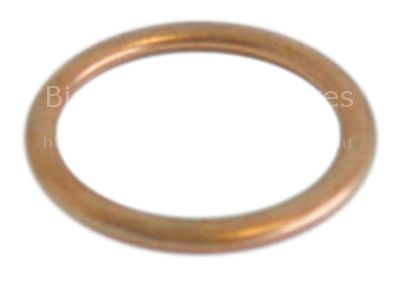 Gasket copper ED ø 26mm ID ø 20mm thickness 3mm