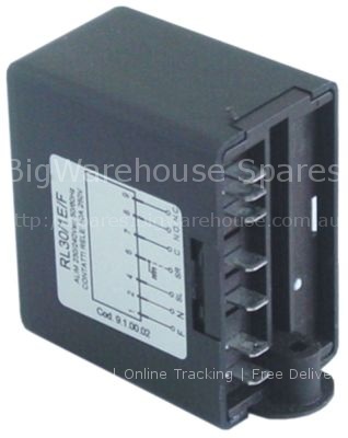 Level relay 230V voltage AC 50/60Hz 10A connection F6.3 type RL3