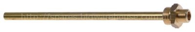 Injector pipe boiler tube ø 8mm pipe length 180mm T1: 3/8" T2: 1