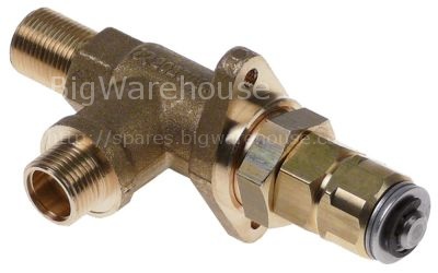 Steam/water tap inlet 3/8" outlet 3/8" brass