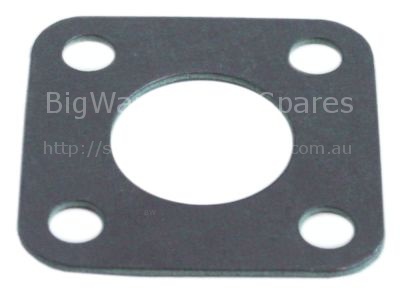 Group gasket L 71mm W 71mm thickness 2mm suitable for RANCILIO h