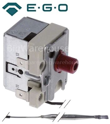 Safety thermostat switch-off temp. 169°C 1-pole 16A probe ø 4mm