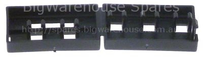Fuse holder suitable fuse ø5x20mm L 35mm W 23mm H 11mm