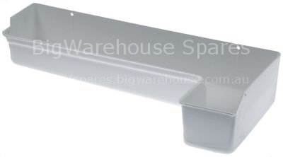 Sump for ice maker L 490mm W 250mm  white
