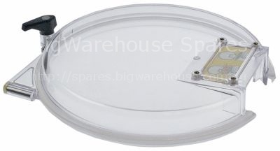 Lid ø 310mm ID ø 275mm H 60mm mounting distance 90mm plastic