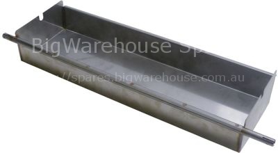 Spillage tray L 503mm W 150mm H 75mm