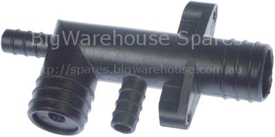 Hose connector 3-way for ice-cube maker