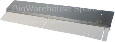 Curtain for ice maker W 720mm H 190mm with holder shaft length 7