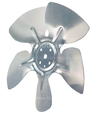 Fan wheel sucking ø 154mm fan wheel mounting 25,4mm blade angle