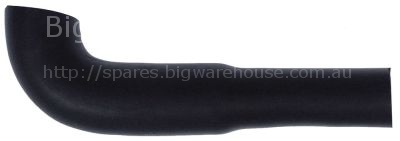 Formed hose L-shape for ice-cube maker ID ø 13mm ED ø 19mm L 125