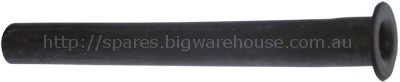 Formed hose straight with collar for ice-cube maker ID ø 13mm ED