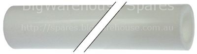 Silicone hose straight for ice-cube maker ID ø 16mm ED ø 23mm L