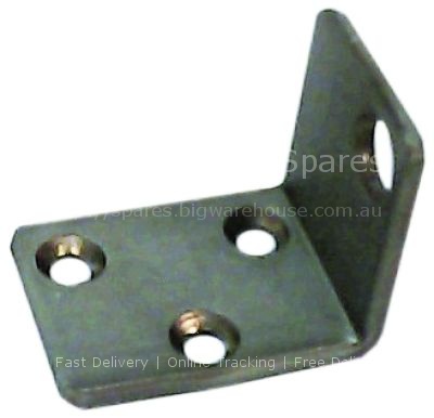 Angle piece for hinge mounting pos. lower