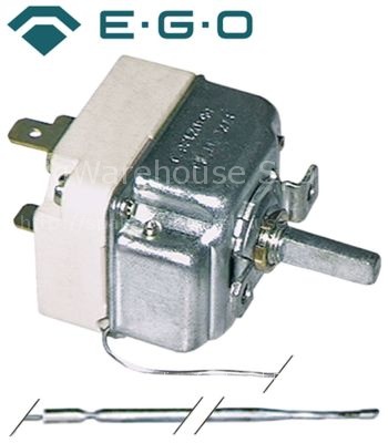 Thermostat t.max. 269C 1-pole 1NO 16A probe  3mm probe L 225mm
