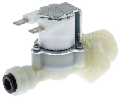 Solenoid valve single straight 220-240VAC inlet 3/4" outlet JG 8