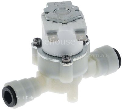 Solenoid valve single straight 230VAC inlet JG 8 outlet JG 10 t.