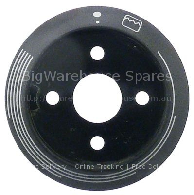 Dial plate top heat ø 58mm hole distance 29mm