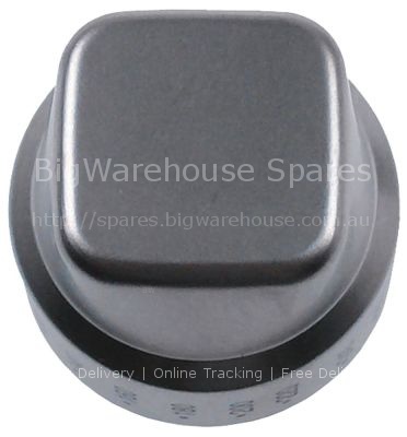 Knob thermostat t.max. 260°C ø 45mm shaft ø 6x4.6mm shaft flat l