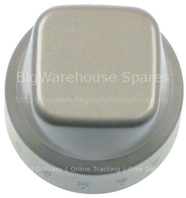 Knob time 60min 45mm shaft 6x4.6mm shaft flat lower gold