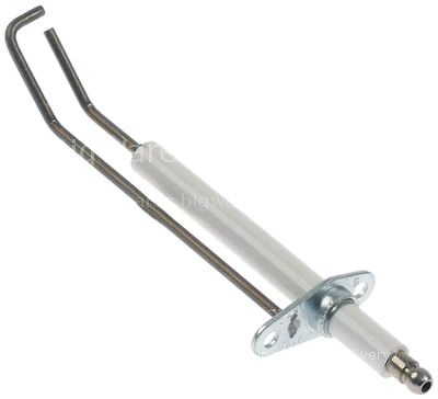 Ignition electrode flange length 38mm flange width 17mm D1 ø 9,3