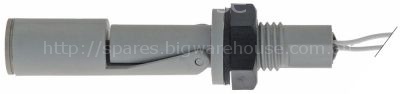 Float switch thread M16x2 1NO or 1NC ø 18mm L 100mm mounting ø 1