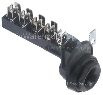 Power terminal block 5-pole max 400V max. 16A cross section 2,5m