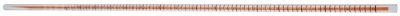 Water level tube ED ø 10,4mm ID ø 8,2mm H 704mm marking 0-80 ora