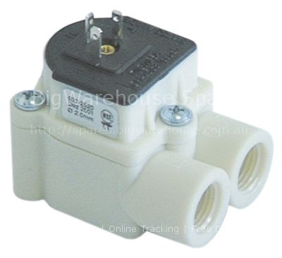 Flow meter thread 1/4" plastic male faston 2.8mm approval NSF re