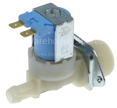 Solenoid valve single straight 230VAC inlet 3/4" outlet 11,5mm i