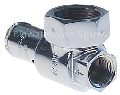 Safety valve T1: 1/2" T2: 1" angled