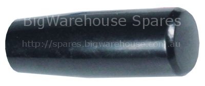 Cylindrical handle thread M10 ø 23mm L 65mm
