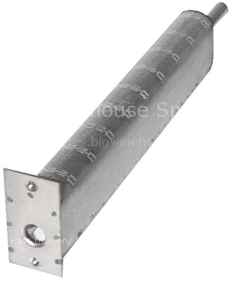 Bar burner W 28mm H 42mm L 250mm flange width 35mm flange length