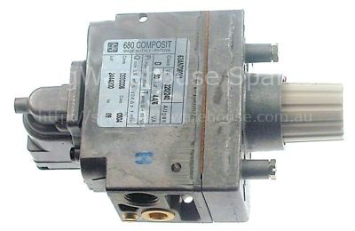 Gas valve 230V gas inlet 3/8" gas outlet 3/8" thermocouple conne