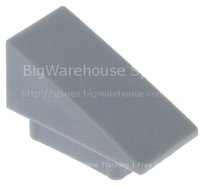 End cap for sealing bar L 32mm W 25mm H 50mm