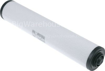 Oil separator filter flow rate 160m³/h ø 72mm L 375mm