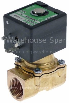 Solenoid valve 2-ways 24 VAC inlet 1/2" outlet 1/2" connection 1