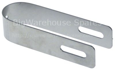Bracket for spring for hood mechanics