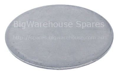Lid for hood mechanics ED ø 32mm stainless steel H 1,7mm