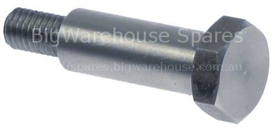 Bolt ED ø 12mm L 51mm thread M8x1.25 for hood mechanics WS 17
